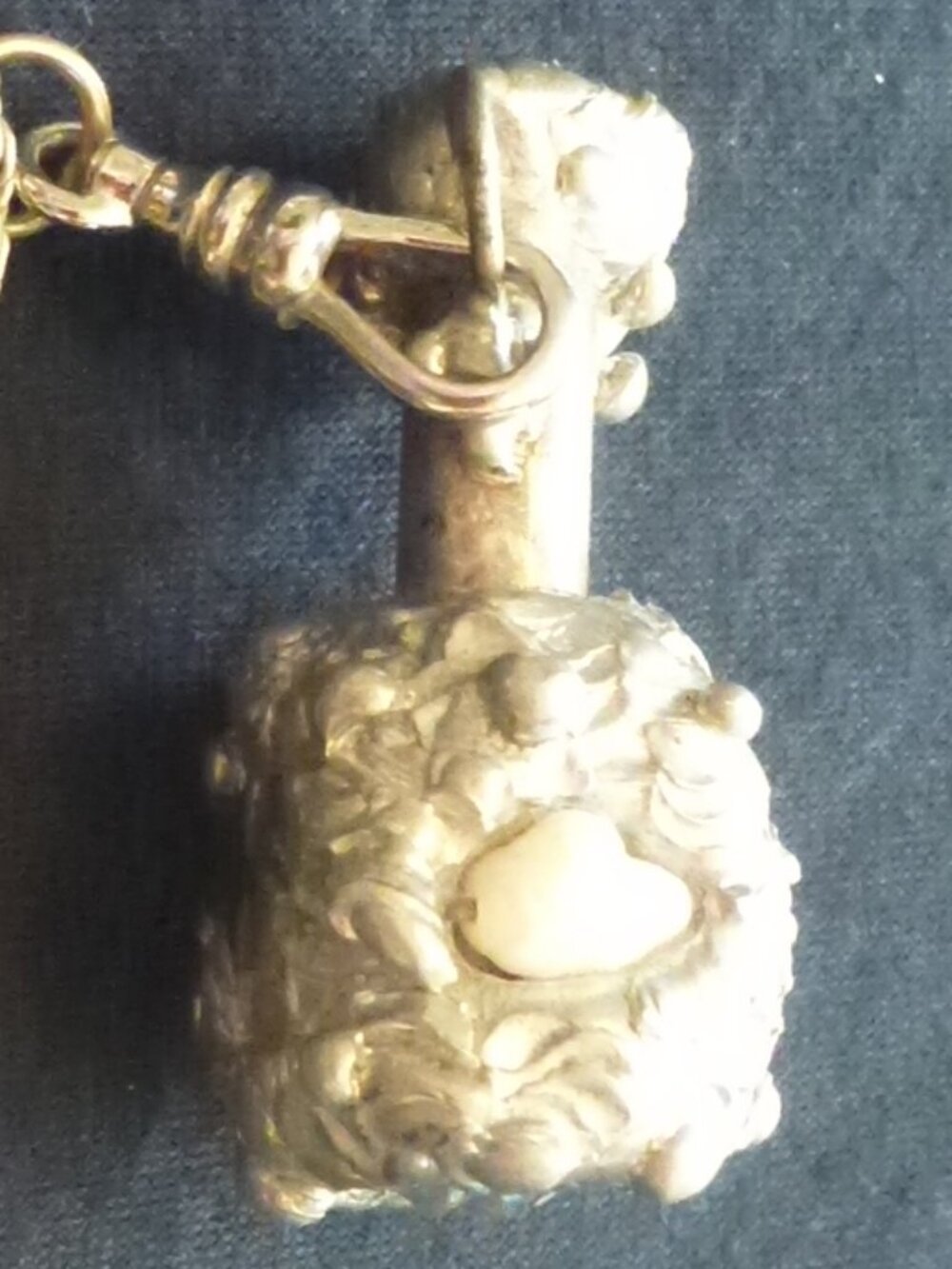 Rare 1991 Coley Artisan Signed Sterling Silver Kaleidoscope Pendant Necklace - Picture 4 of 8